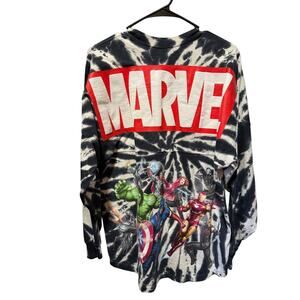 Disney Marvel Avengers Super Hero Tie Dye Spirit Jersey Size S Unisex